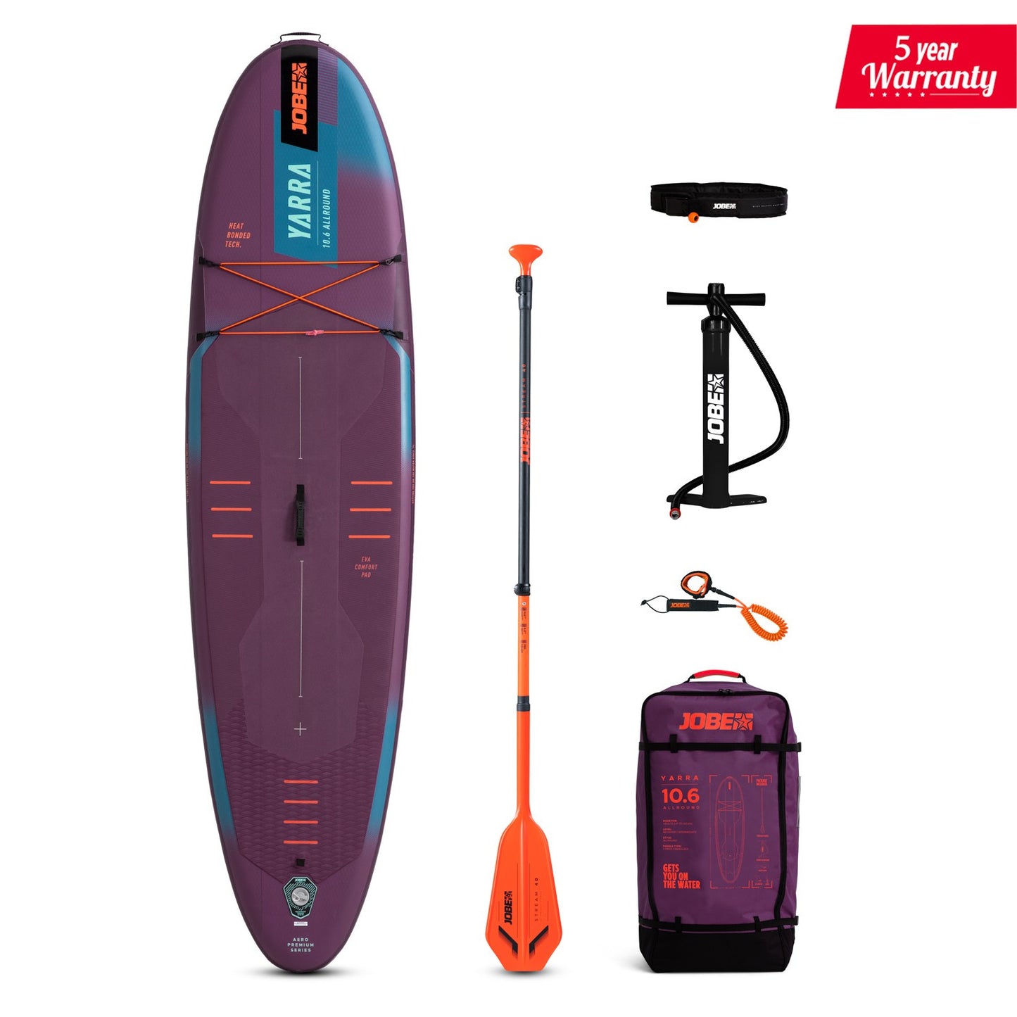 Jobe Aero Yarra 10.6 Paddleboard Package