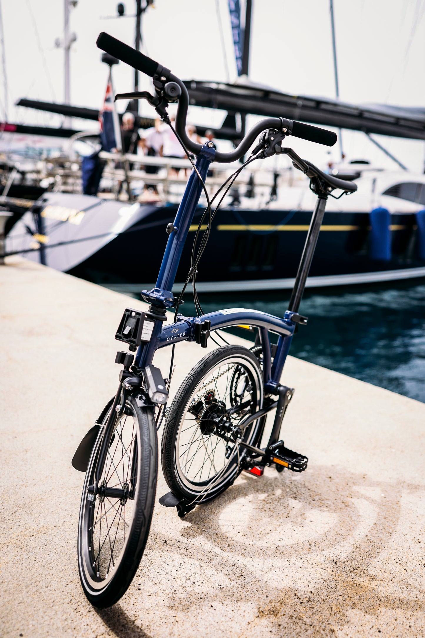Brompton P Line with Roller Frame