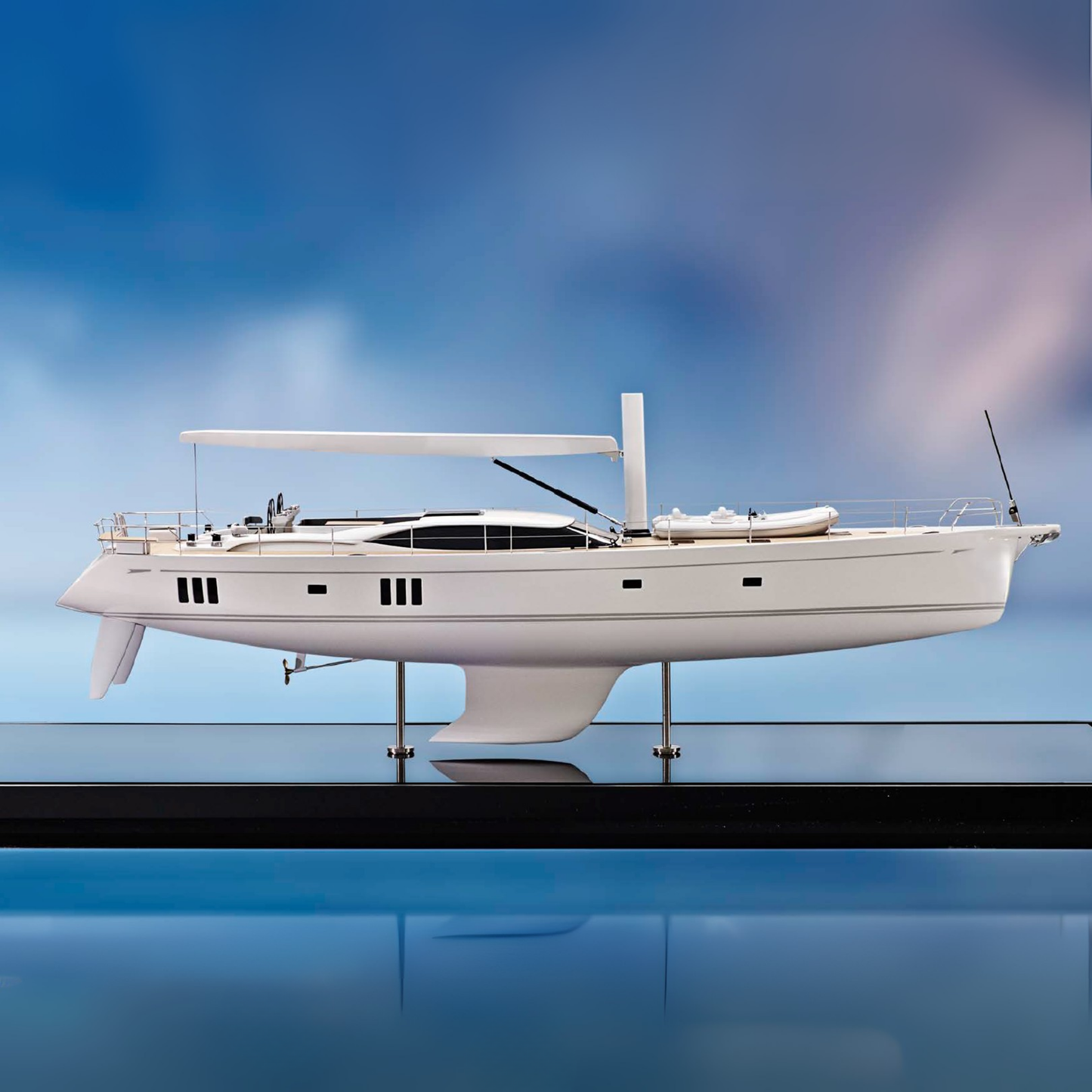 Oyster Yacht full model with stub mast