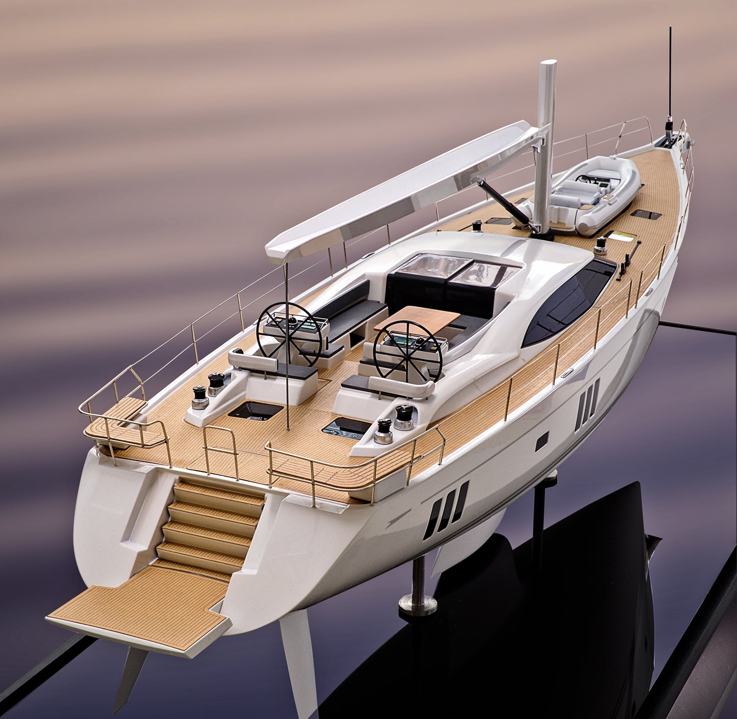 Oyster Yacht full model with stub mast