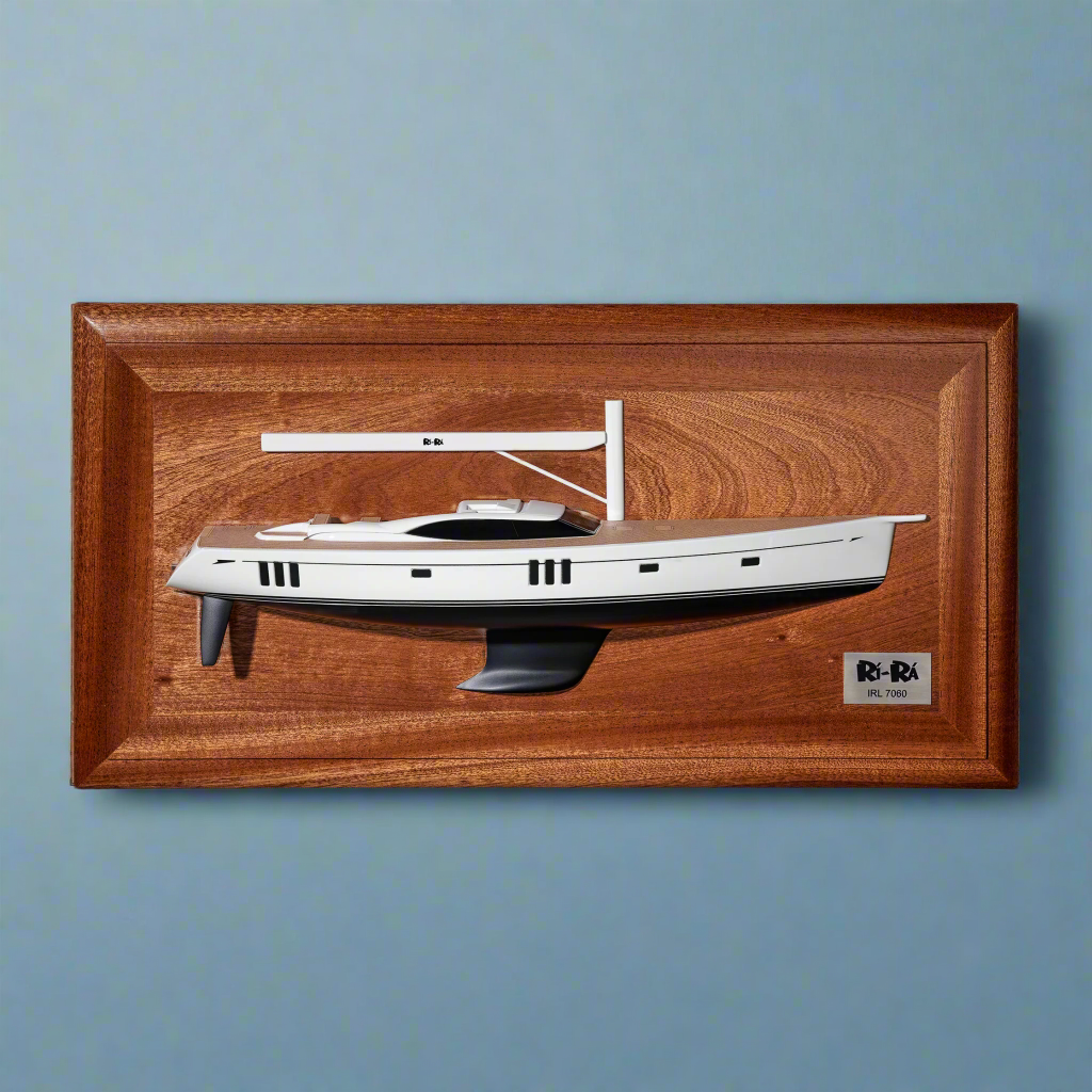 Oyster Yacht Half Model - mounted